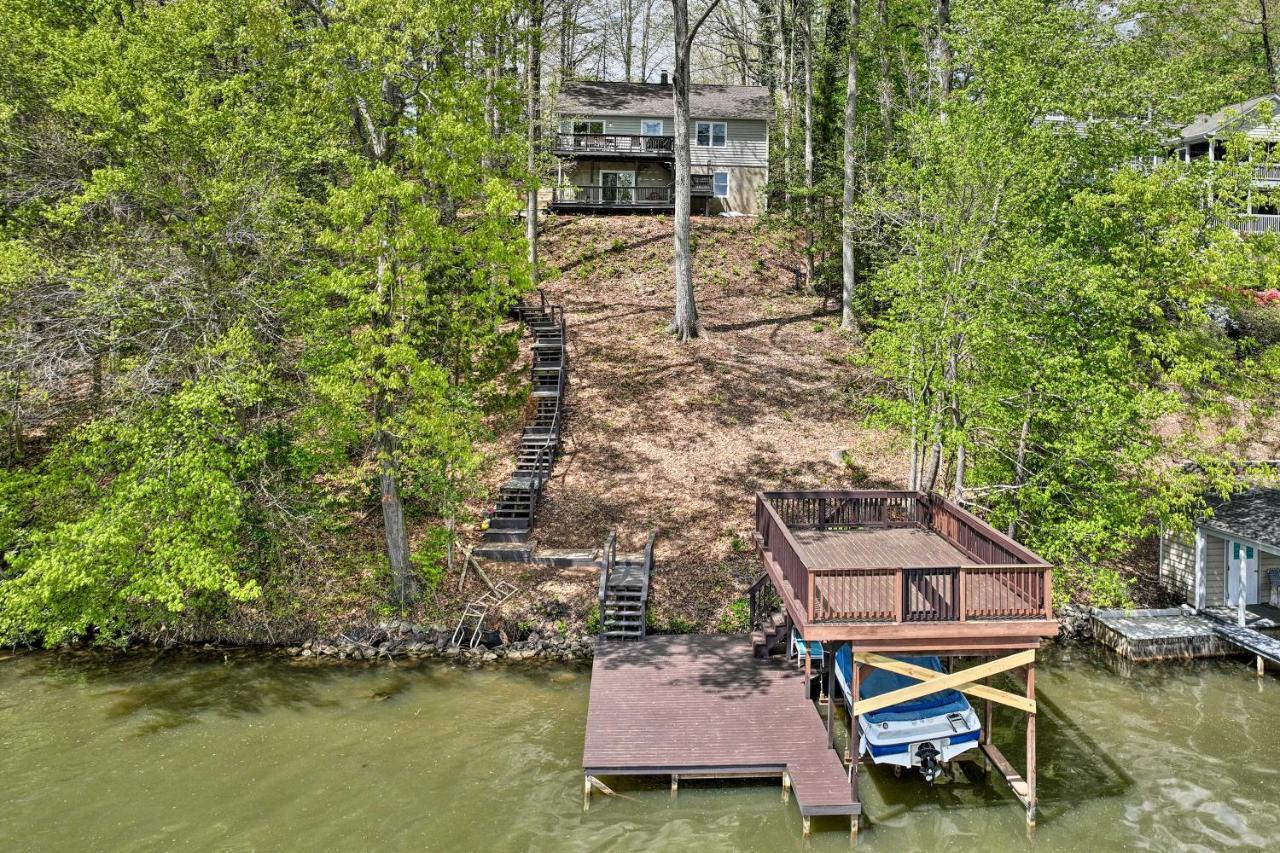 Waterfront Cottage With Boat Dock And 3 Decks! Bracey Exterior foto
